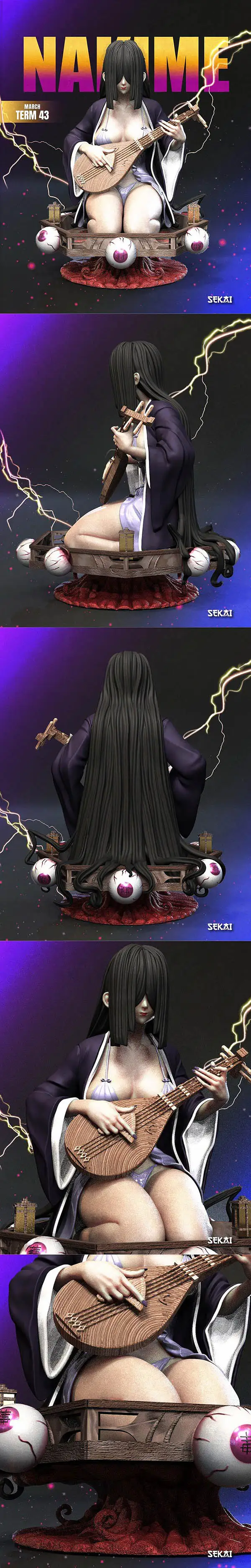 Sekai 3D – Demon Slayer – Nakime – 3D Print
