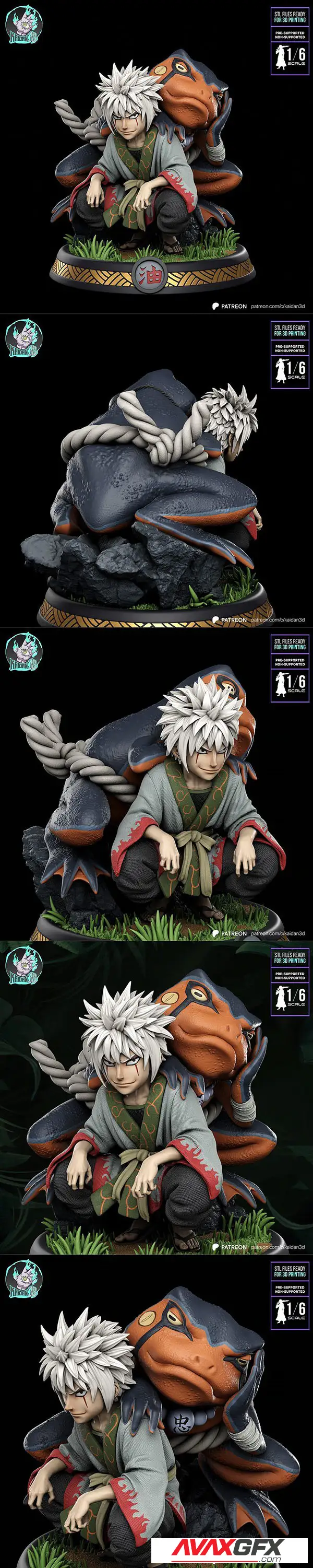 Young Jiraiya – 3D Print