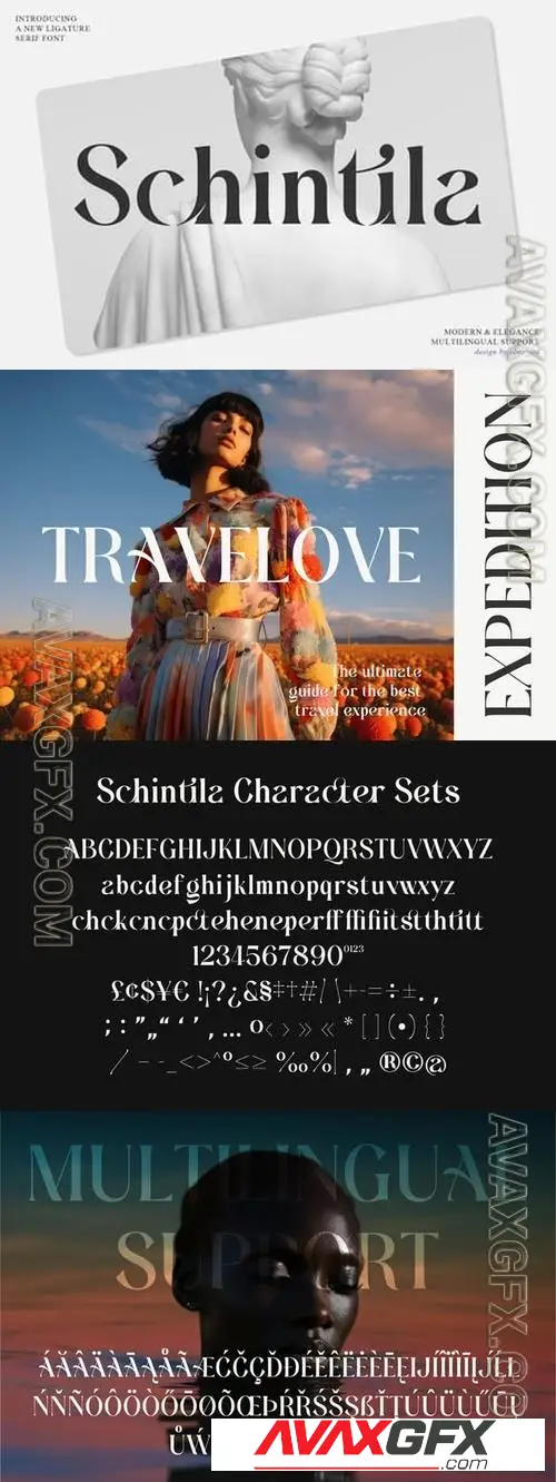 Schintila Ligature Serif Font A7VNMUY