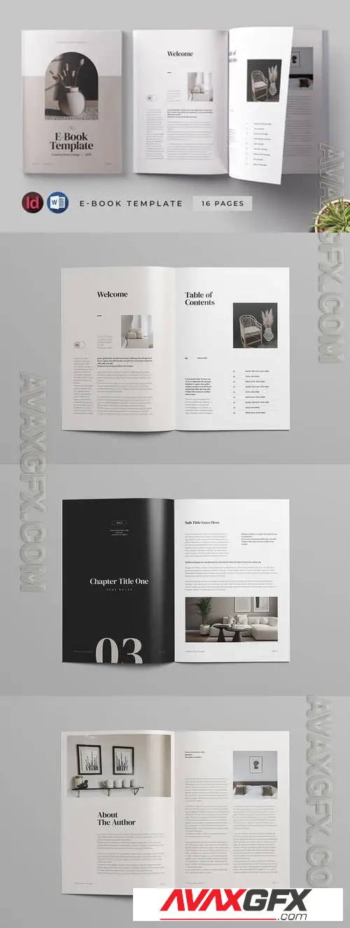 Minimal Ebook Templates QTR8UL9