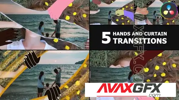 Hands And Curtain Backgrounds And Transitions