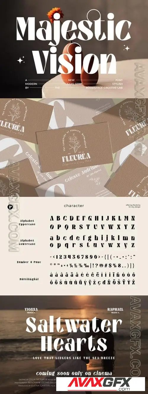 Majestic Vision - Retro Modern Bold Identity Font 8Z4QQXV
