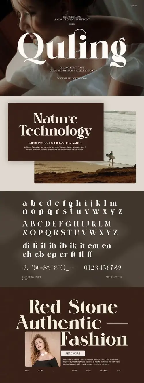 Download Quling Elegant Serif Font LCK58CQ