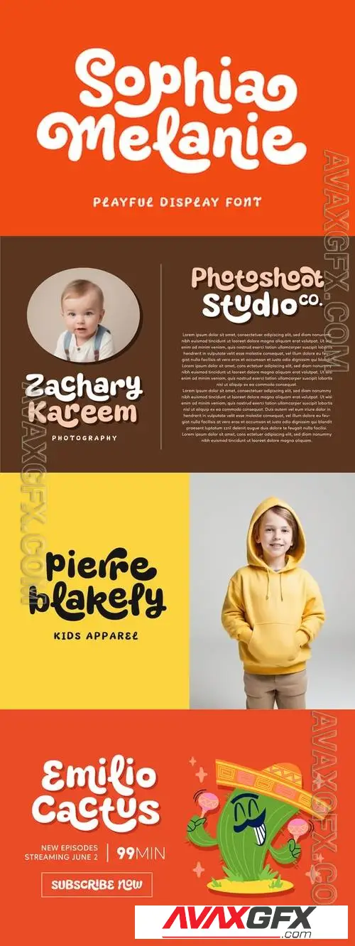 Sophia Melanie вЂ“ Playful Font 54SGEAY