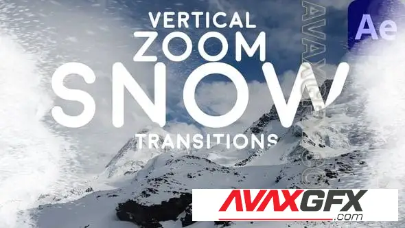 Vertical Zoom Snow Transitions 57997862 Videohive