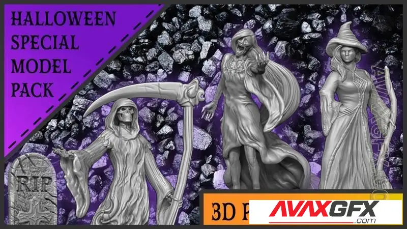 Spooky Collection - STL 3D Model