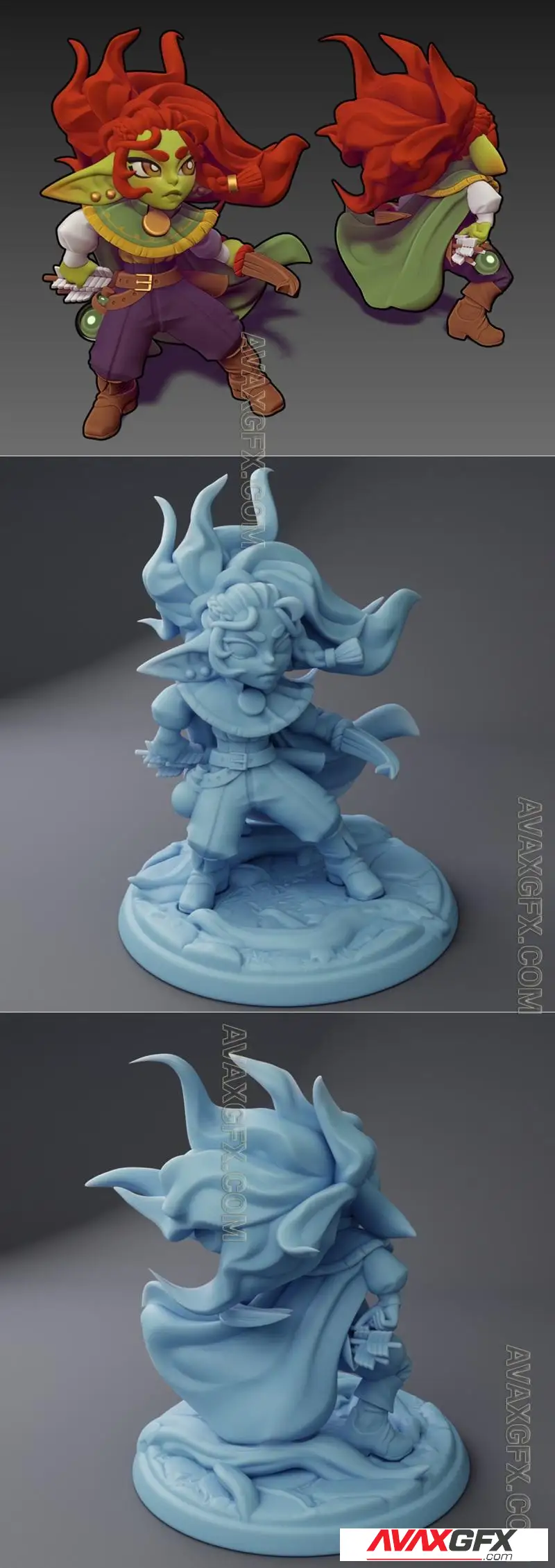 Gren the Goblin - STL 3D Model