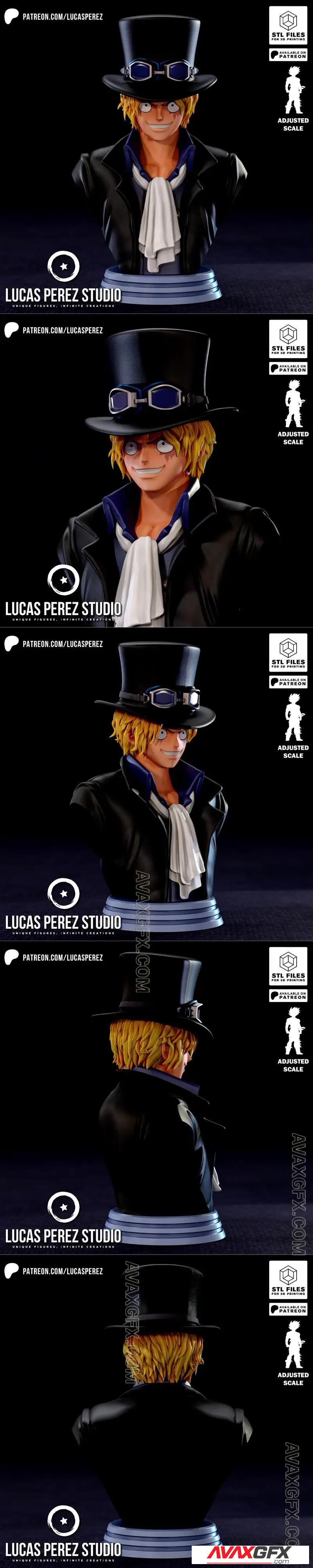 Lucas Perez Studio - Sabo Bust - STL 3D Model