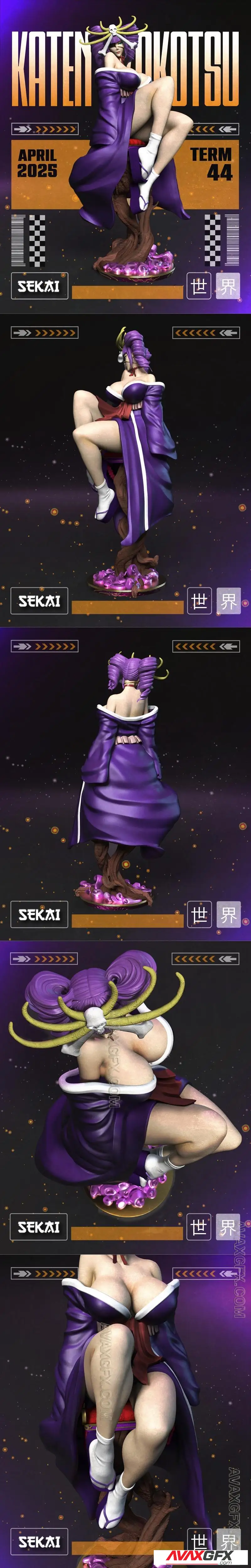 Sekai - Katen Statue - STL 3D Model