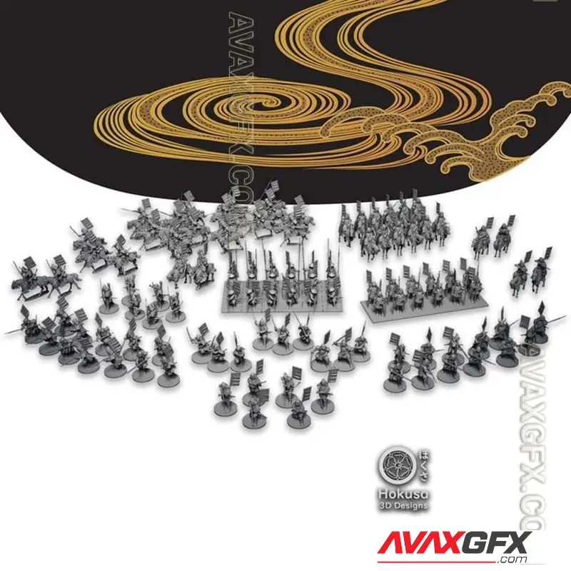 Samurai Warfare Kickstarter 2 - STL 3D Model