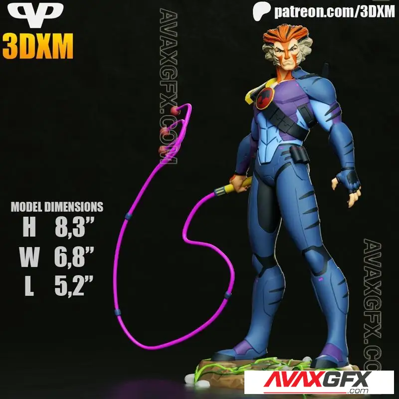 Tygra Thundercats - STL 3D Model