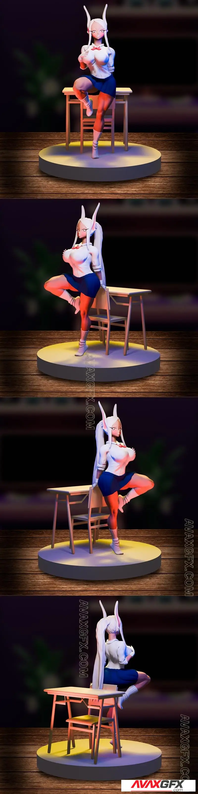 Mirko - My hero academy - STL 3D Model