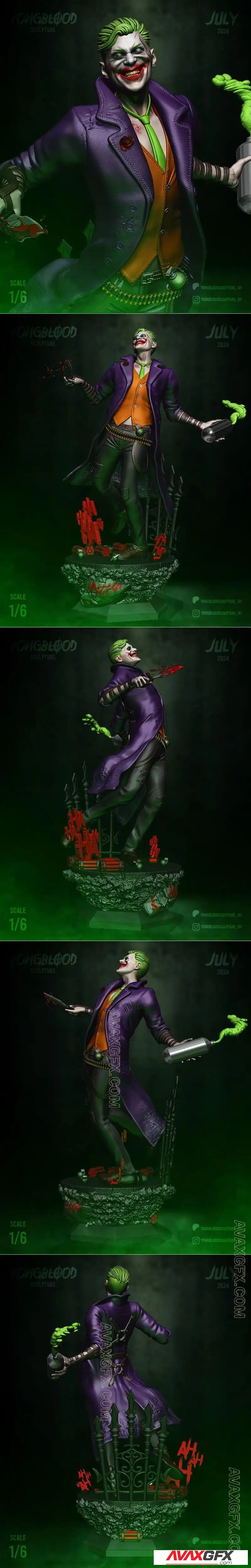 Yongblood Sclupture - The Joker - STL 3D Model