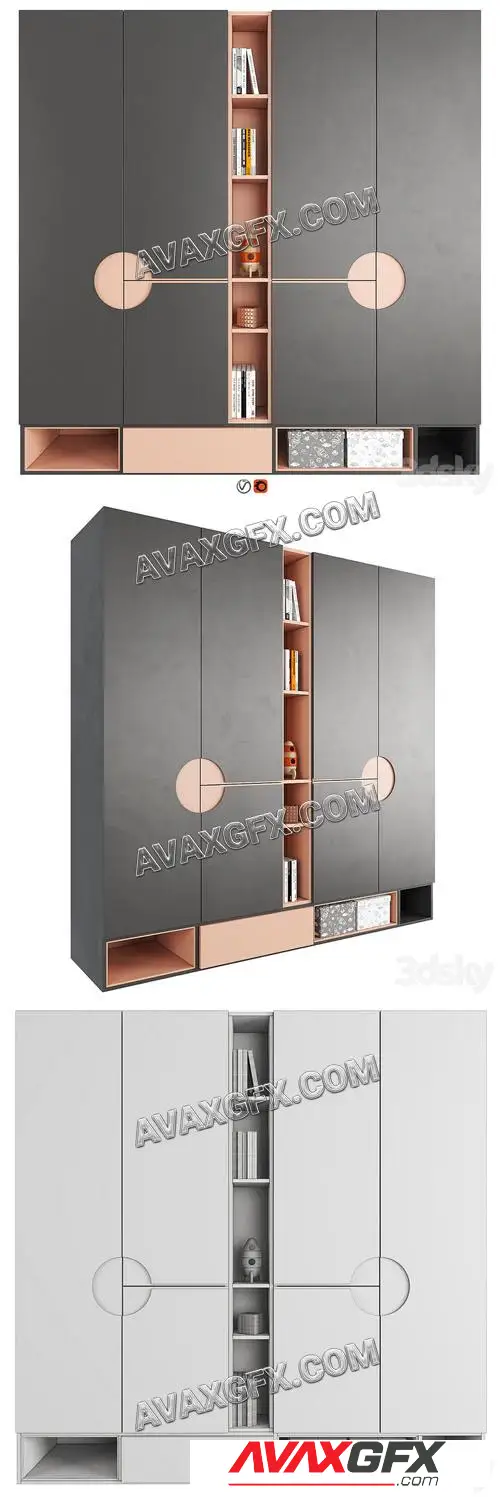 Furniture composition 38 - 3D Model