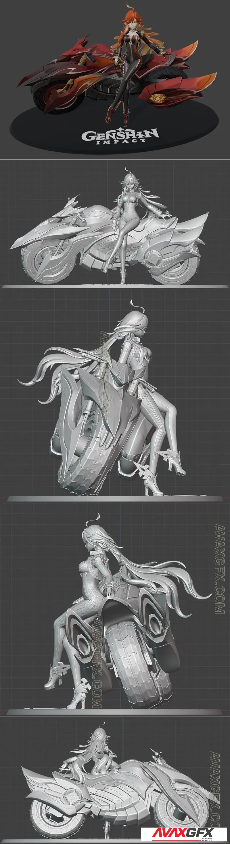 Mavuika - Bike - STL 3D Model