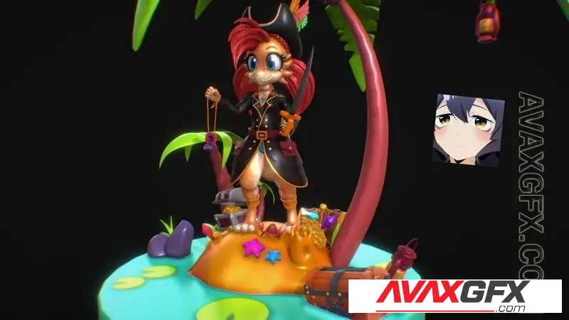Pirate Kobold - STL 3D Model