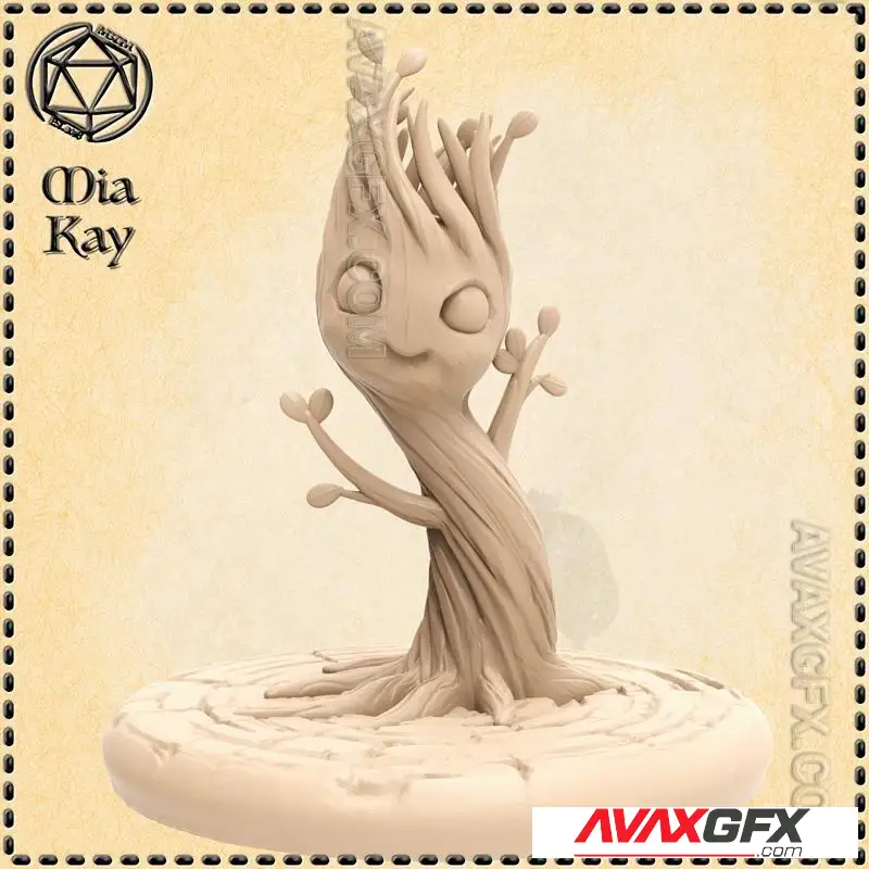 M3DM - Baby Treant - STL 3D Model