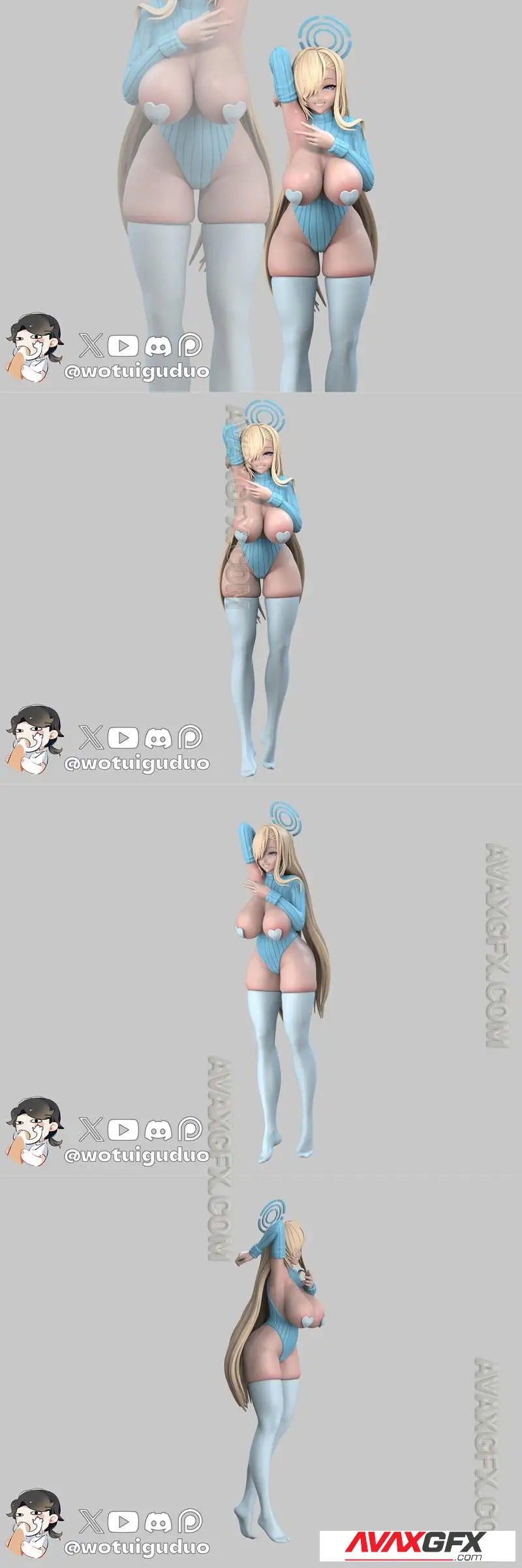 WotuiGuduo - Asuna 2 - STL 3D Model