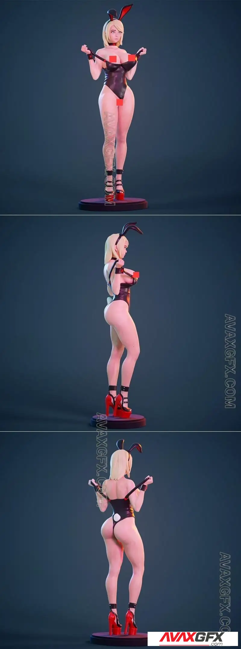 Bunny girl - STL 3D Model