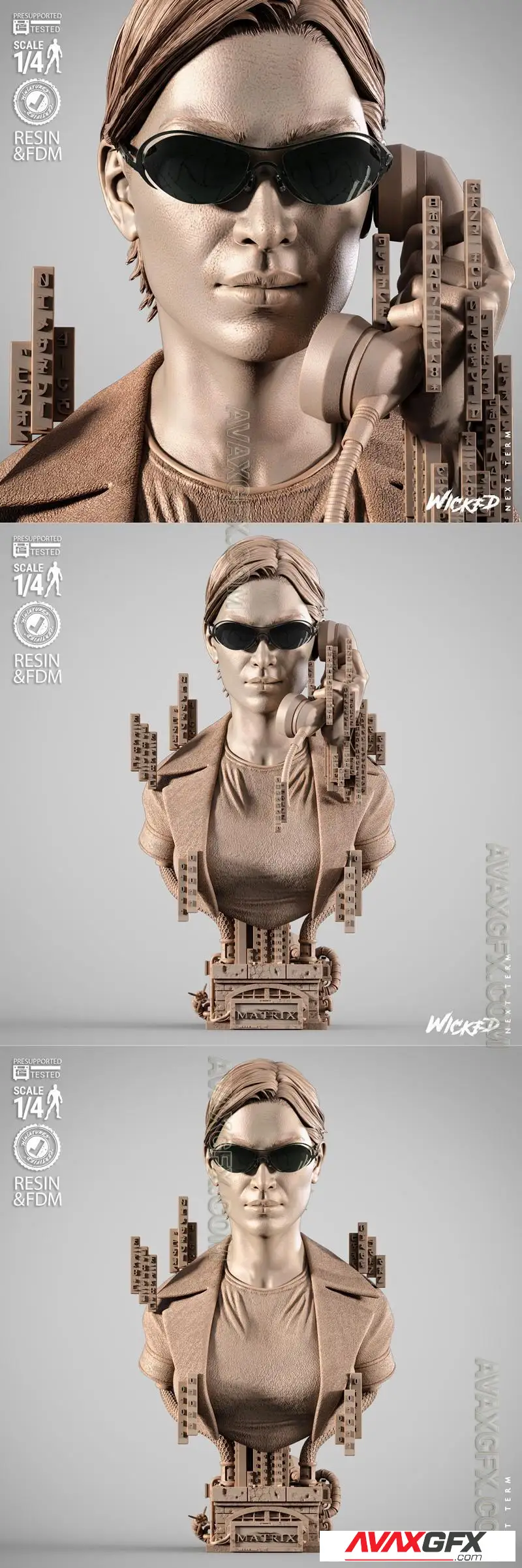 Kuton Figurines - Clint Eastwood - STL 3D Model