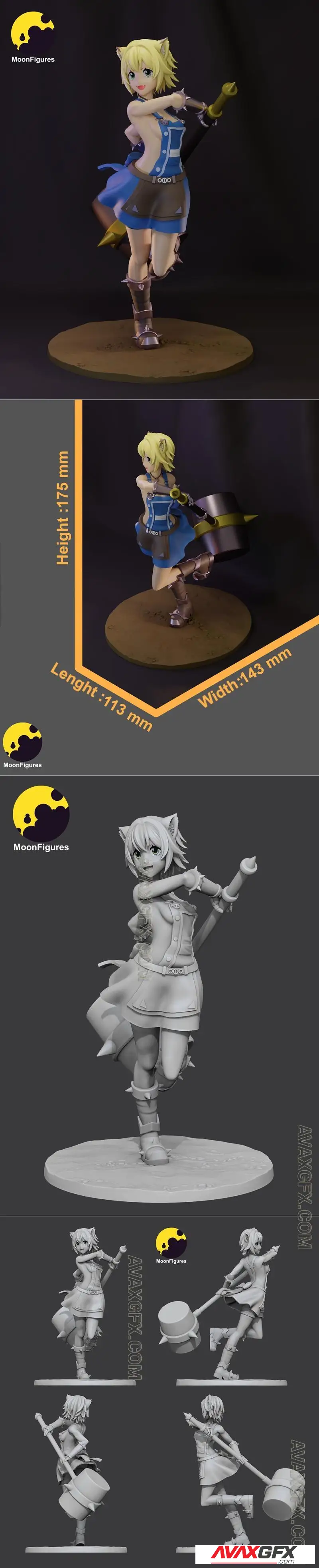 MoonFigures - Vulcan - STL 3D Model