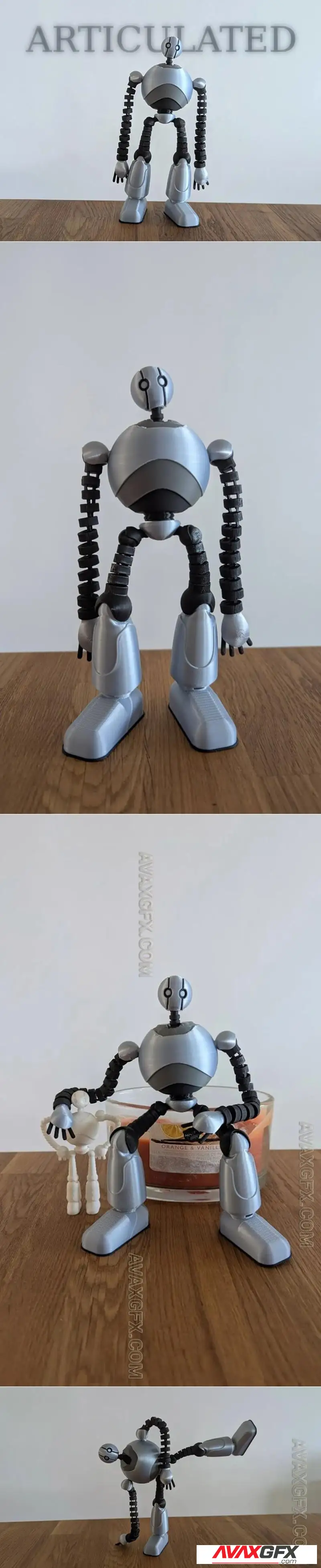 Articulated Roz by The Wild Robot movie - STL 3D Model