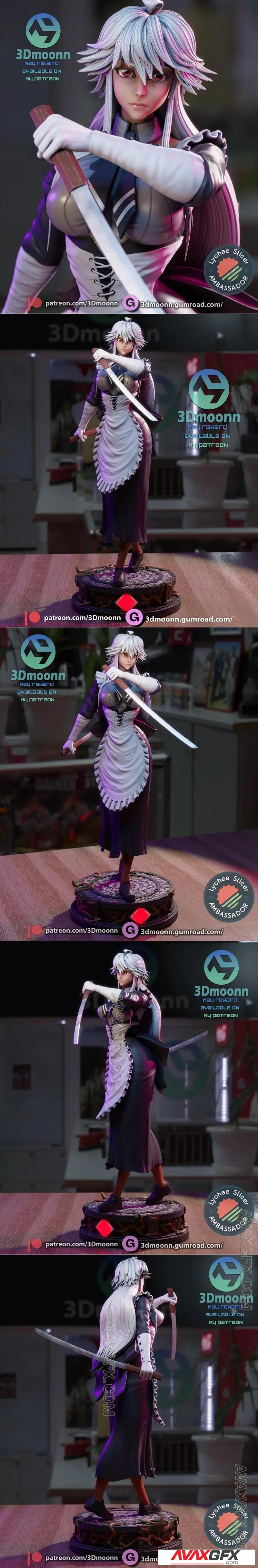 3Dmoonn - The Ossan Newbie Adventurer - Reanette Elfelt - STL 3D Model