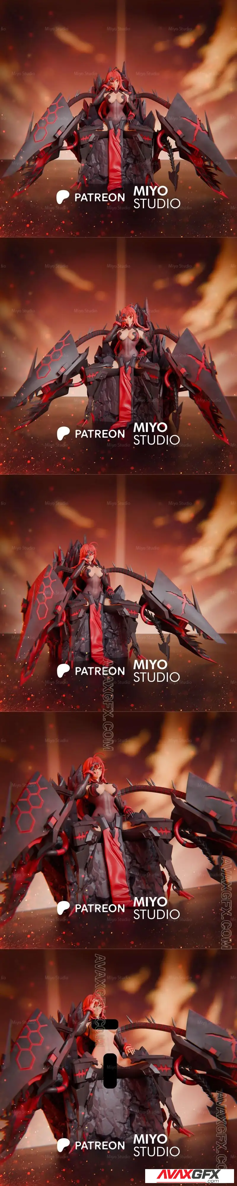 Miyo Studio - NIKKE - Nihilister - STL 3D Model