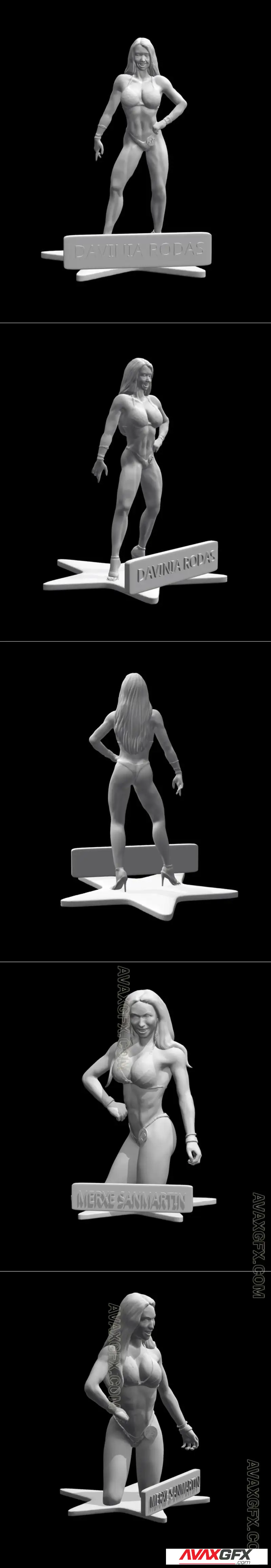 Holo Miniatures - Dark Elf - Elves - STL 3D Model