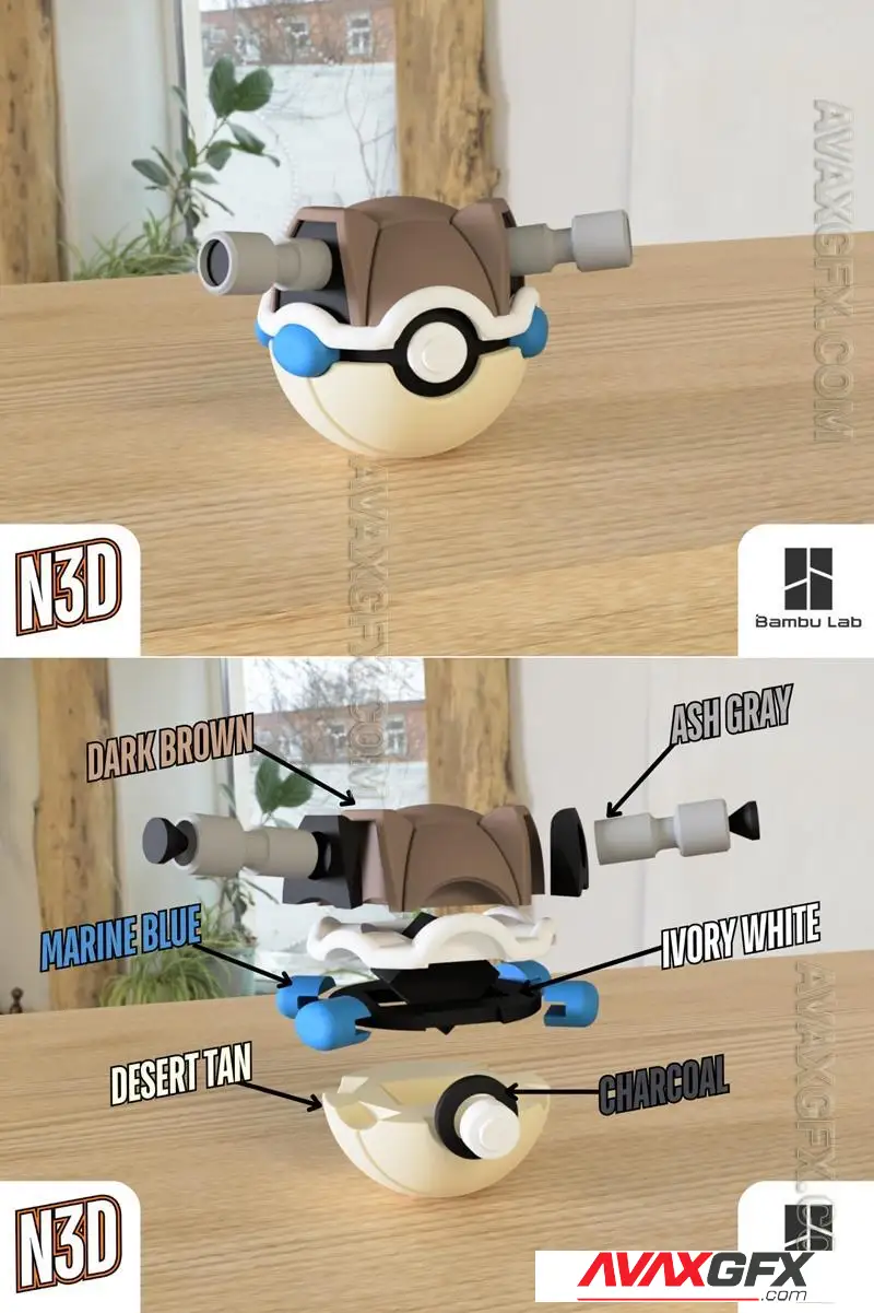 Blastoise - STL 3D Model