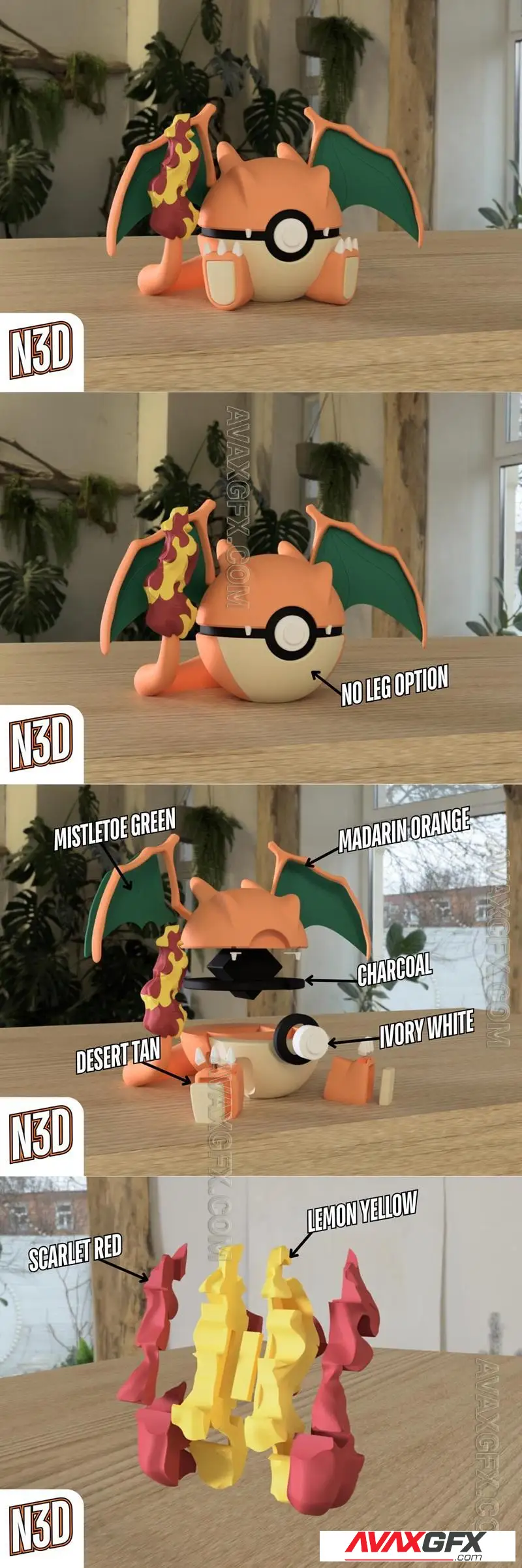 Charizard 2.0 - STL 3D Model