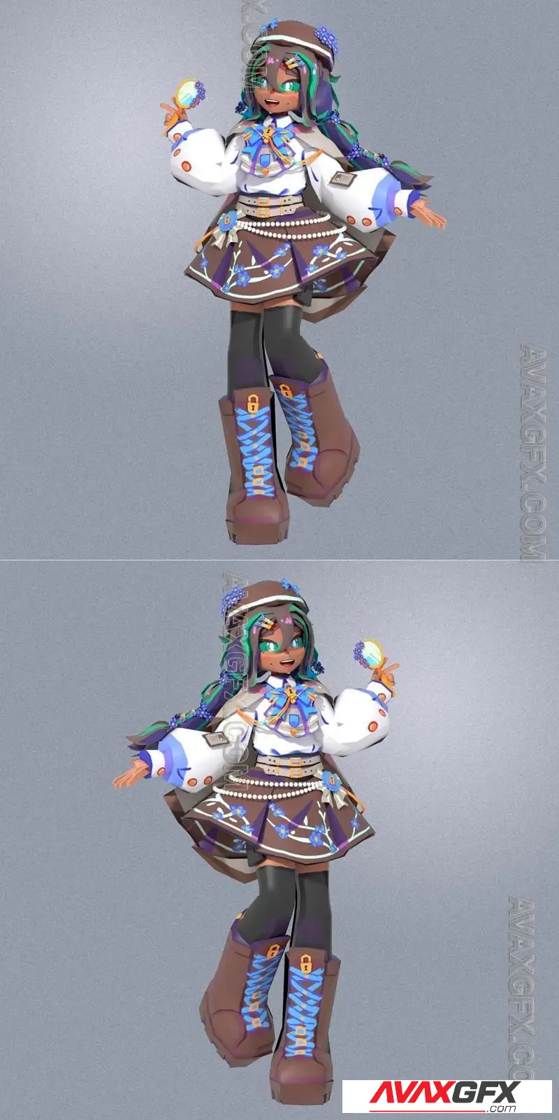Mila Myosotis - STL 3D Model