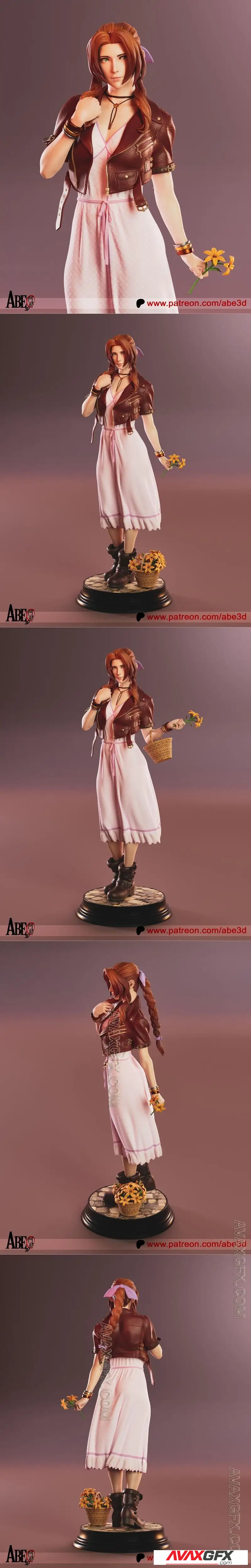 Abe3D - Aerith - STL 3D Model