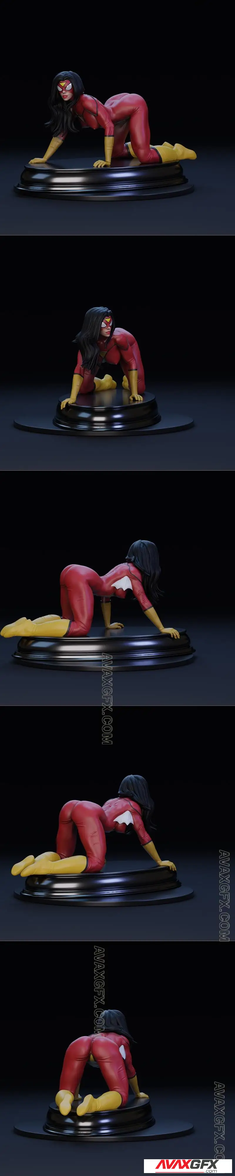 BrunoArt3D - Spider Woman 02 - STL 3D Model