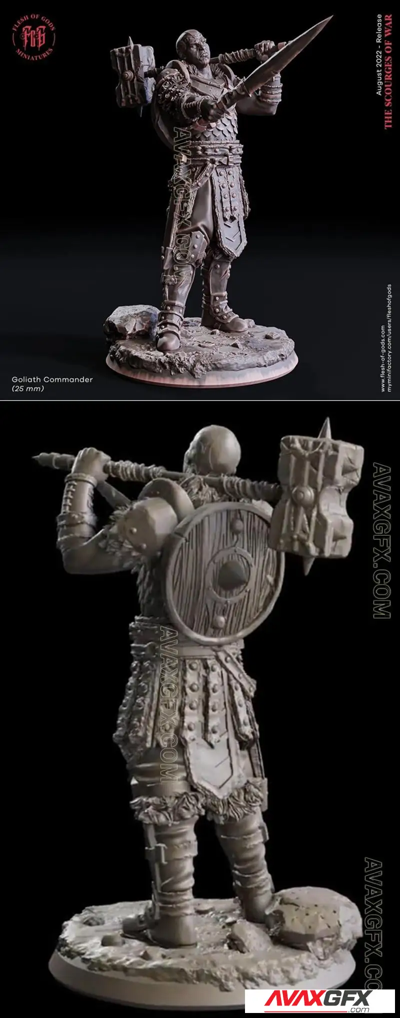 PS Goliath Commander - STL 3D Model