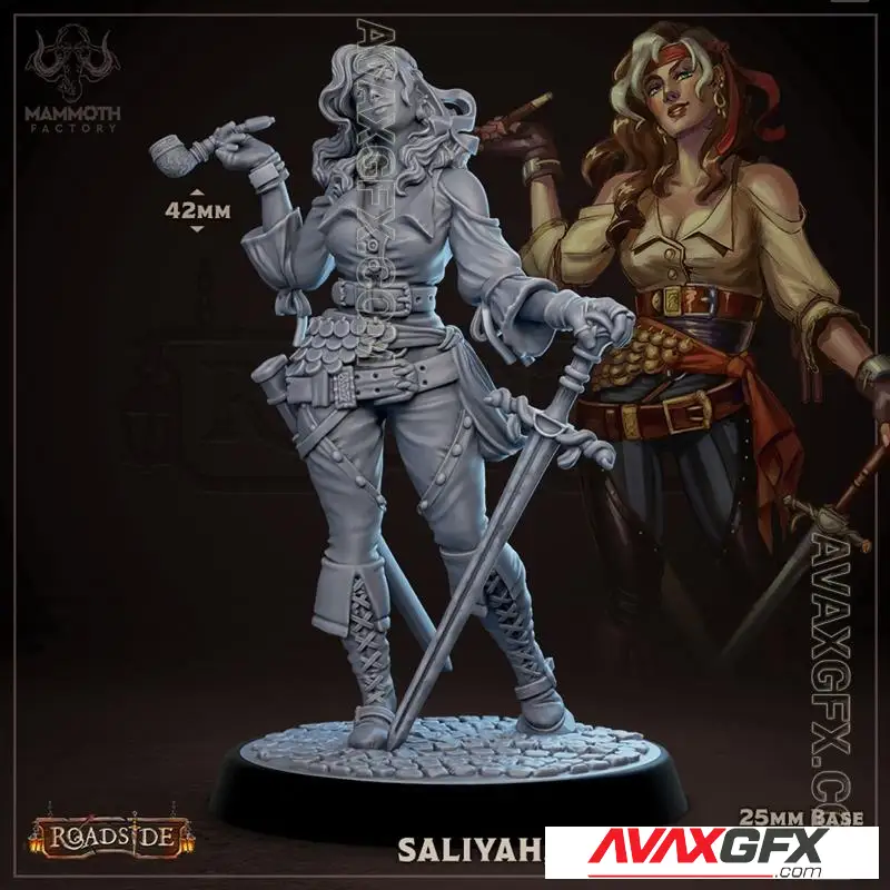Saliyah, Rogue Virtuoso - STL 3D Model
