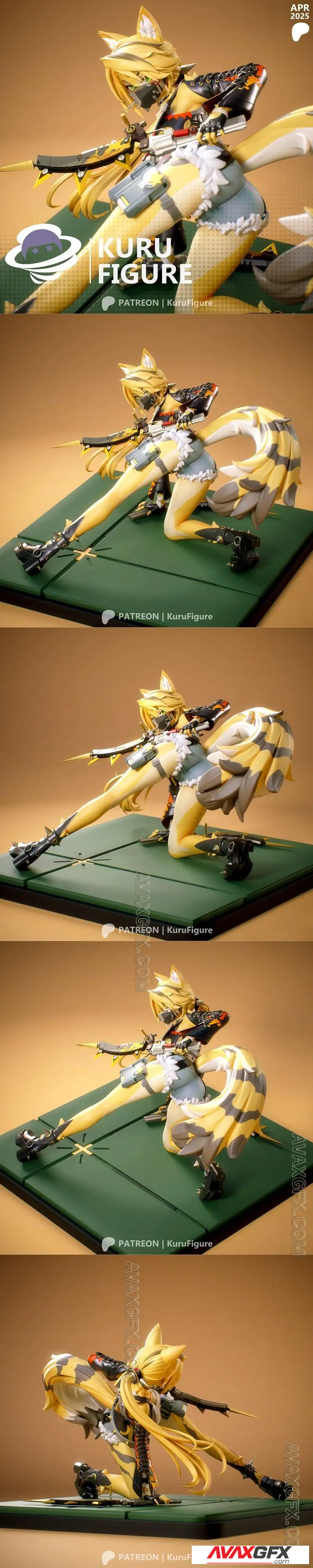 Kuru Figure - Zenless Zone Zero - Pulchra - STL 3D Model