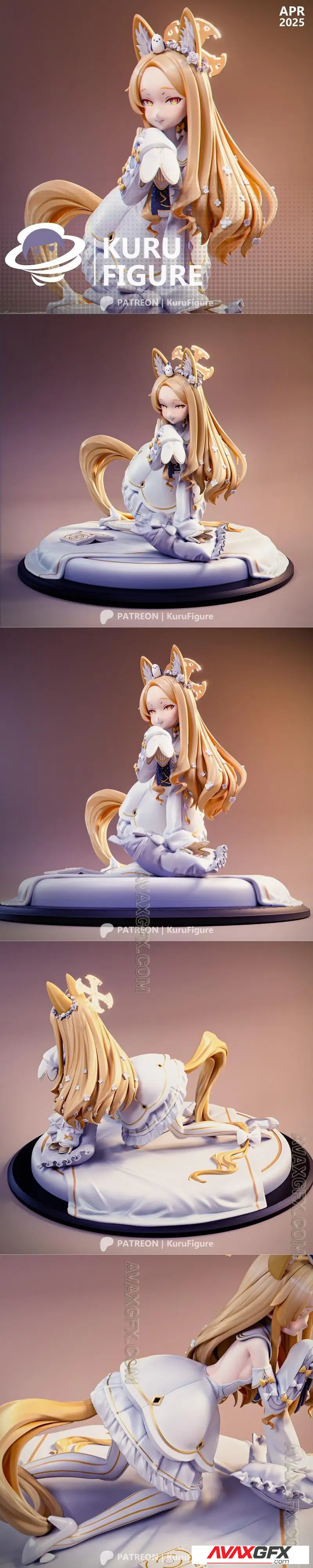 Kuru Figure - Blue Archive - Yurizono Seia - STL 3D Model