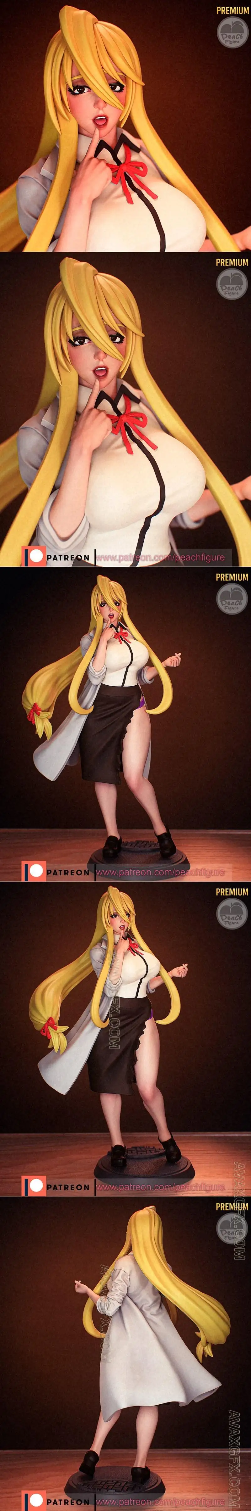 Peach Figure - Highschool of the Dead - Shizuka Marikawa - STL 3D Model