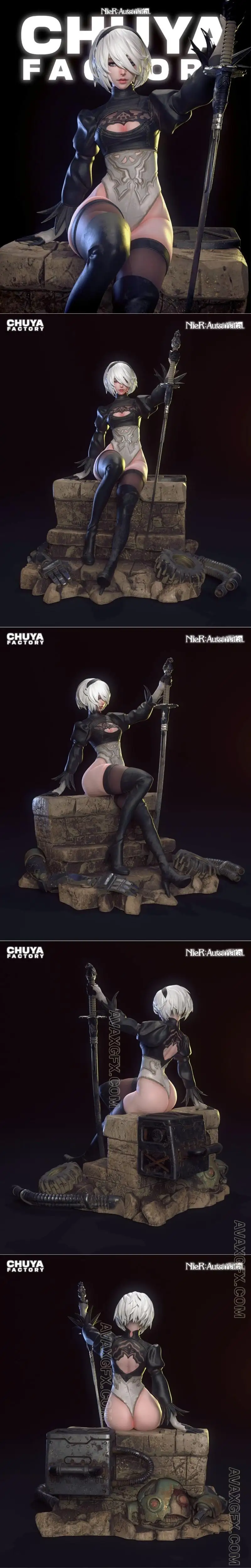 Chuya Factory - 2B - STL 3D Model