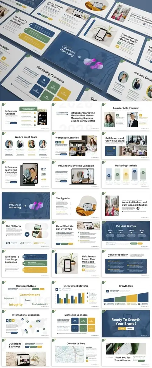 Download KOL Marketing Powerpoint Template E28VNJB