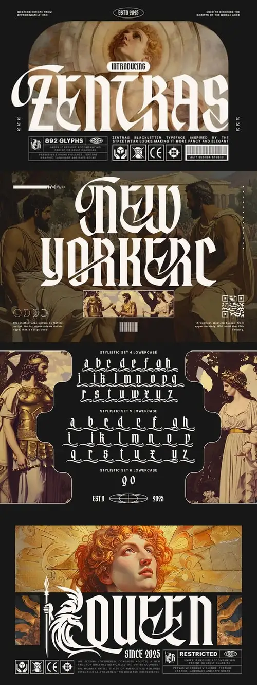 Download Zentras Typeface W4CHHJ4