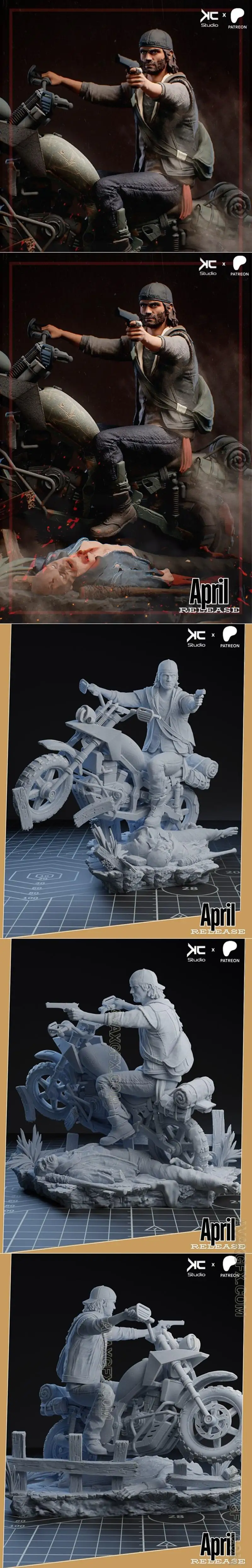 KcStudio - Deacon - Days Gone Fanart - STL 3D Model