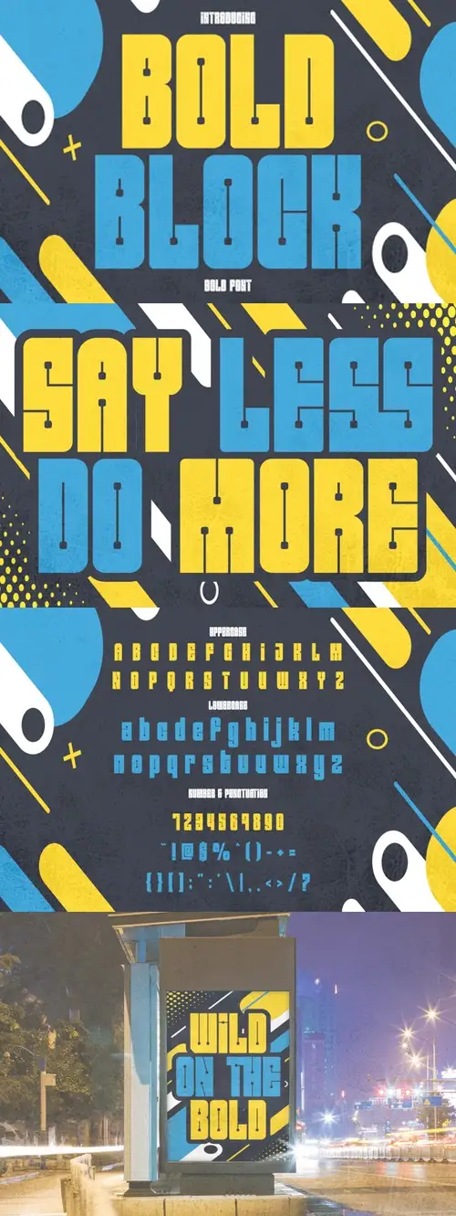 Download Bold Block - Display Bold Condensed Font JXYS9S7