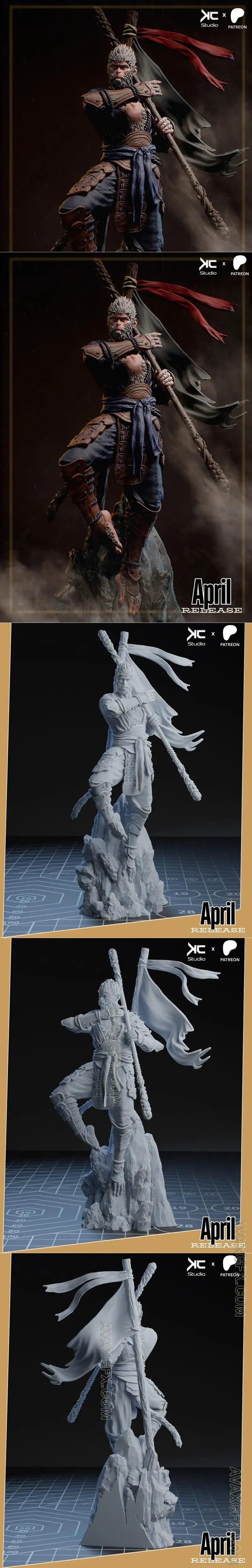 KcStudio - Wukong - Black Myth Wukong - STL 3D Model