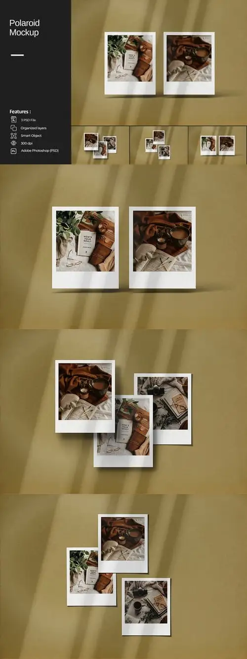 Download Polaroid Mockup PCDKE87