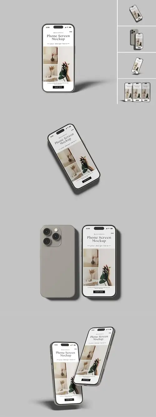 Download Phone Screen Mockup XJRL32V