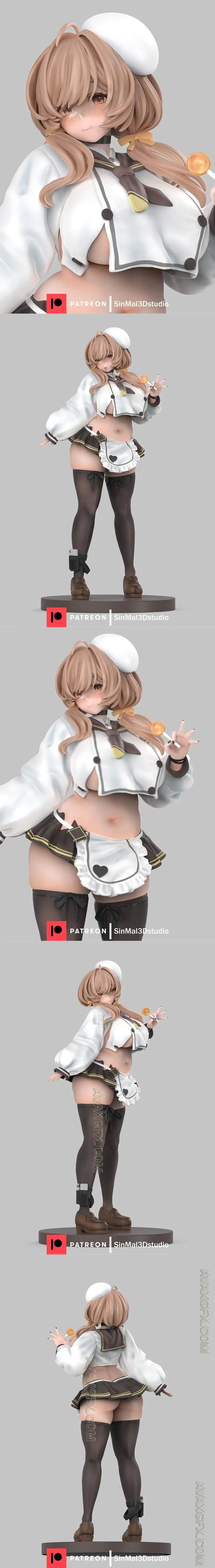 Sin3Dstudio - NIKKE - Bready - STL 3D Model