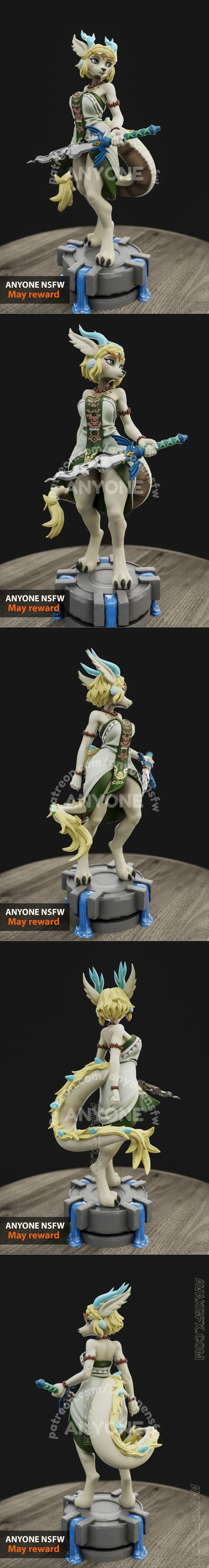 Anyonensfw - Dragon Zelda - STL 3D Model