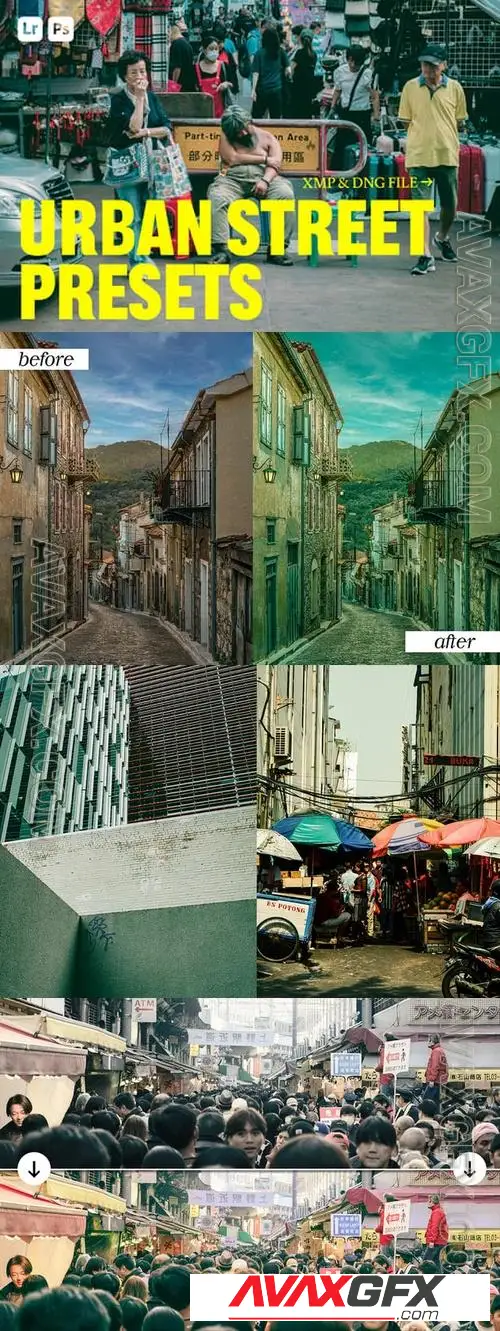 Urban Street Lightroom Preset - STBRN HKEQWBS